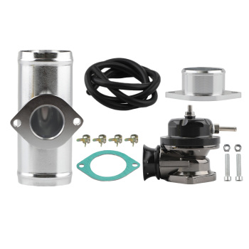 T3 Turbo Turbocharger .63 A/R V-Band W/ Oil Return Feed Line + BOV Kit