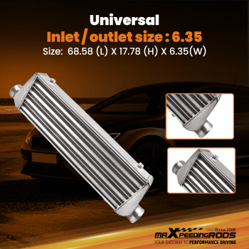 T3 Universal Turbo 0.63 A/RIntercooler + 2.5 64mm Intercooler Piping Kit