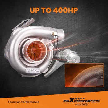 T3/T4 T04E Turbo Turbocharger .63 A/R 44 Trim V-Band 400+HP Internal Wastegate