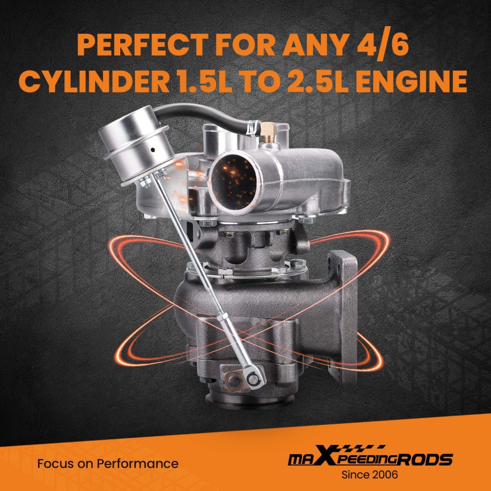 T3/T4 T04E Turbo Turbocharger .63 A/R 44 Trim V-Band 400+HP Internal Wastegate