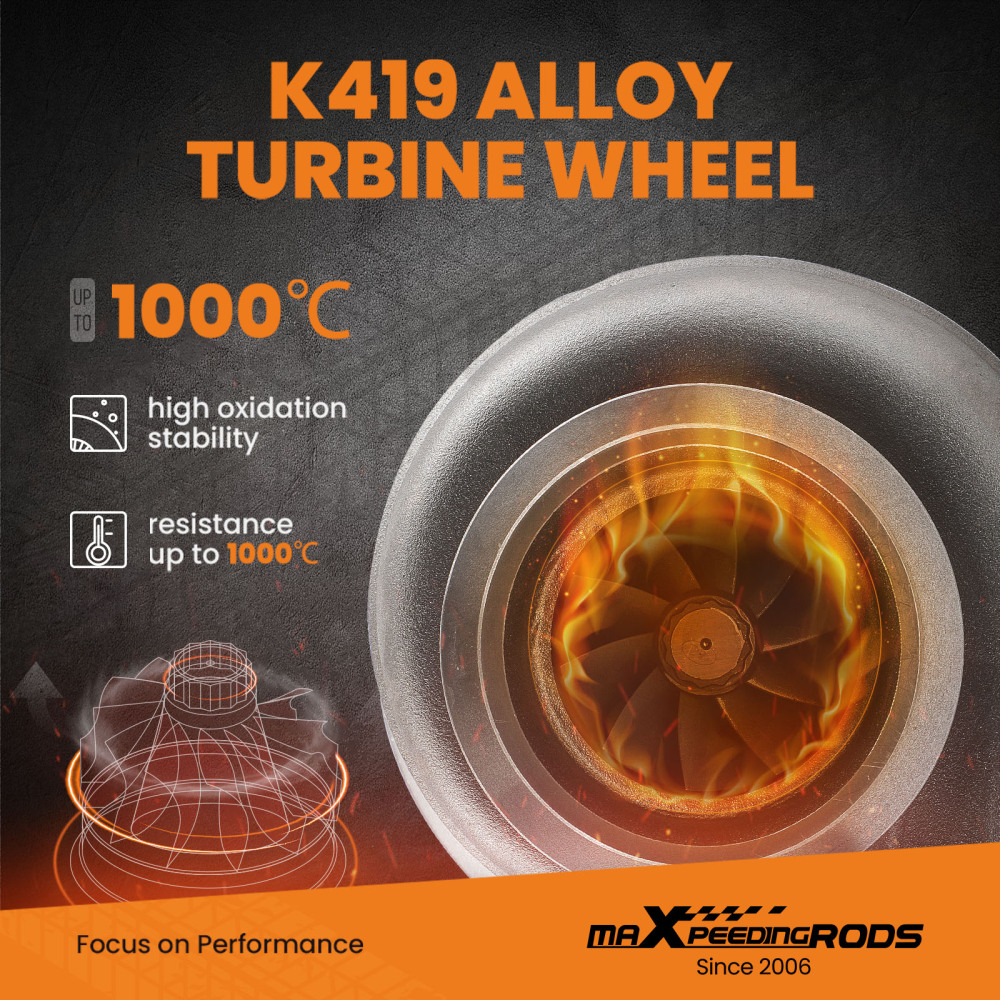 Billet Turbo Turbocharger Twin Scroll T6 Flange for 4.0L-6.0L Series 60 Truck