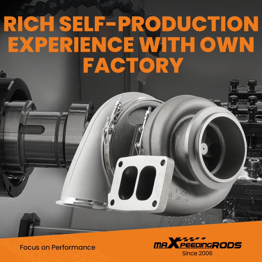 Billet Turbo Turbocharger Twin Scroll T6 Flange for 4.0L-6.0L Series 60 Truck