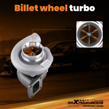 T76 Billet Turbo Universal Turbocharger T4 .96 A/R Trim 500HP 76.6mm Compressor