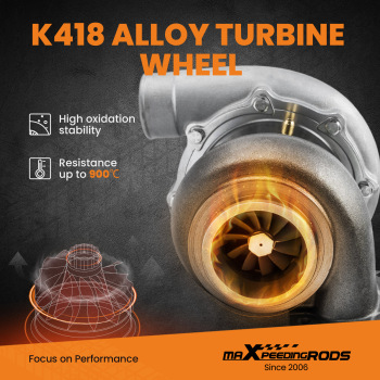 T76 Turbo Turbocharger T4 Flange .96 A/R P Trim 500+ HP 76mm Compressor