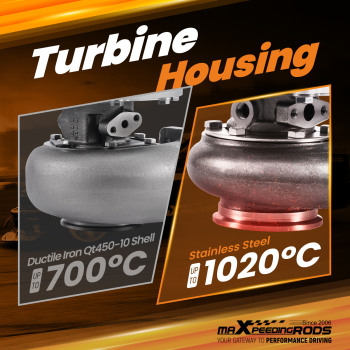 550HP Dual Ball Bearing Turbo Turbocharger Universal for 1.4L- 3.0L Engine