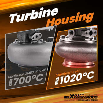 550HP Dual Ball Bearing Turbo Turbocharger Universal for 1.4L- 3.0L Engine