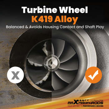 550HP Dual Ball Bearing Turbo Turbocharger Universal for 1.4L- 3.0L Engine