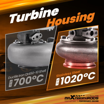 770HP Ball Bearing V-Band Billet Universal Turbo Turbocharger A/R 0.72 / 0.61