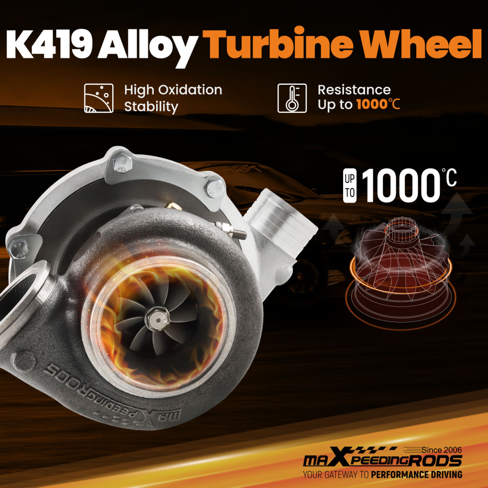 Billet Ball Bearing Universal Turbocharger 2.0L-3.5L engine 475HP-770HP V-BAND