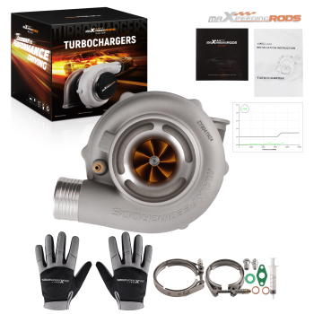 Billet Turbo Cargador A/R .63 Water & Oil Cooled GT3071 V-Band Ball Bearing new