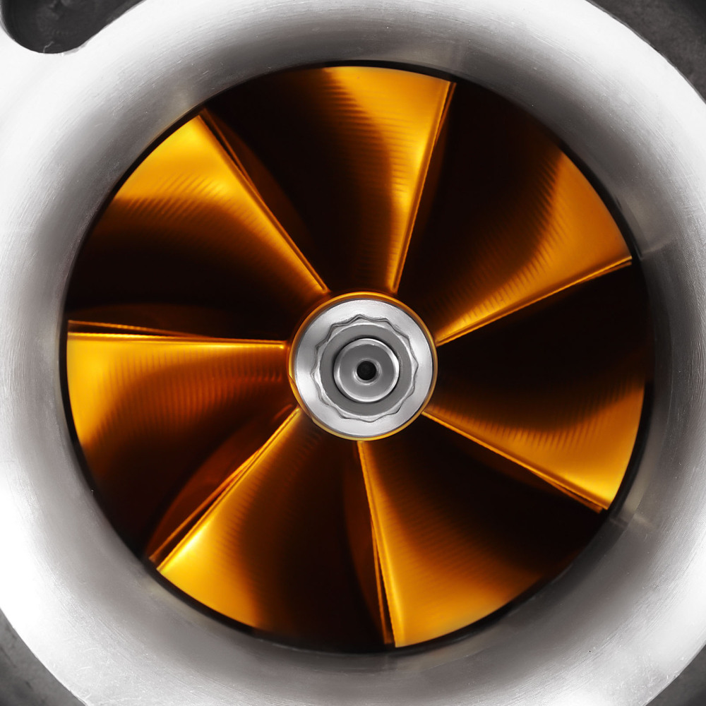 Per GT30 GT3071 Racing Turbo compatibile per Charger Cuscinetto galleggiante 0,82 A/R Turbina Trim 80,7 V-Band Turbocompressore con ruota del compressore in billet