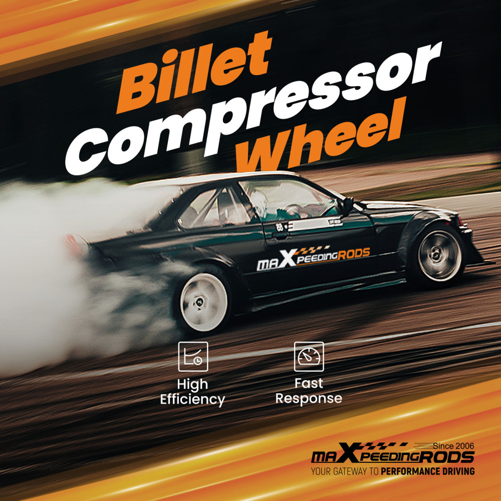 Billet Anti-Surge Compressor Wheel Racing turbo for GT3071 v-band flange A/R 0.82 0.63 up to 3.0 bar