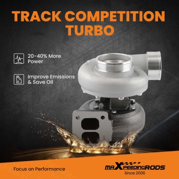 Billet Compressor Wheel Street Turbo Turbocharger for GT45 T4 V-Band Com. A/R .66 A/R 1.05 Oil Cooled 600+HP