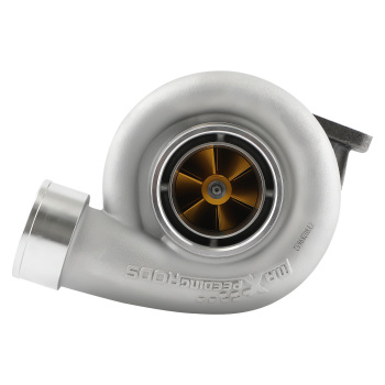 For GT45 T4 Billet V-band Flange TurboCharger 600+HP + Oil Drain Feed Return Line