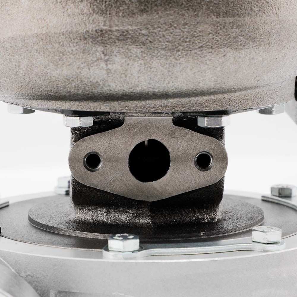 Per GT45 Turbo compatibile per charger V-Band 600+BHP T4 V-band Flangia 1.05 A/R .66 twin scroll Turbocompressore con ruota del compressore in billet