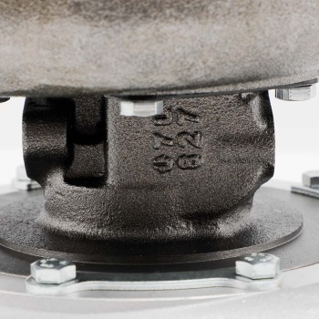 Per GT45 Turbo compatibile per charger V-Band 600+BHP T4 V-band Flangia 1.05 A/R .66 twin scroll Turbocompressore con ruota del compressore in billet