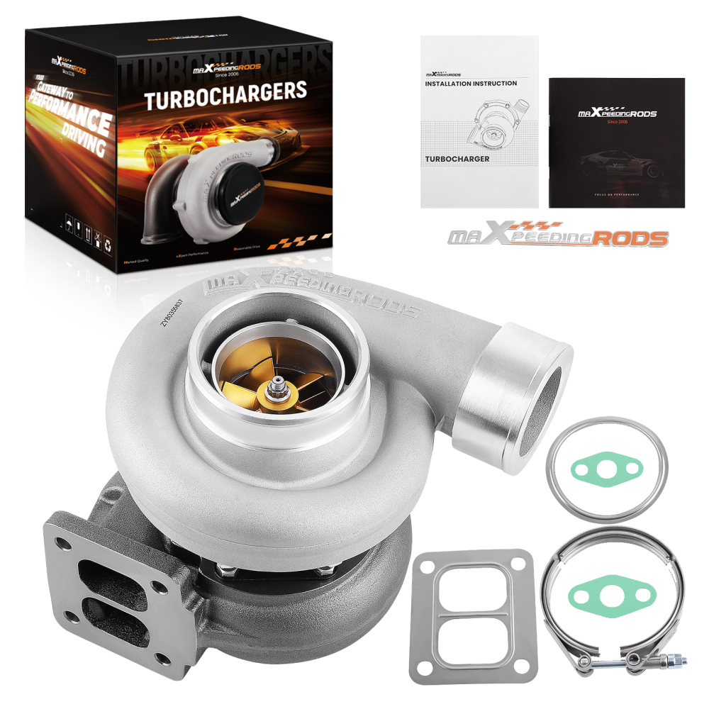 Billet GT45 Turbocompresor Turbolader for A/R .66 A/R 1.05 V-band Flange