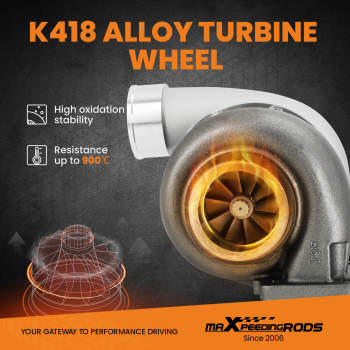 Gt45 T4 Turbine.66 A/r Com1.05 A/r V-band Twin Scroll Turbo Turbocharger New