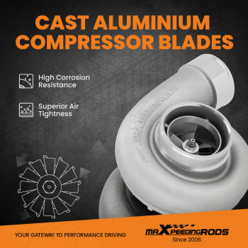 Gt45 T4 Turbine.66 A/r Com1.05 A/r V-band Twin Scroll Turbo Turbocharger New