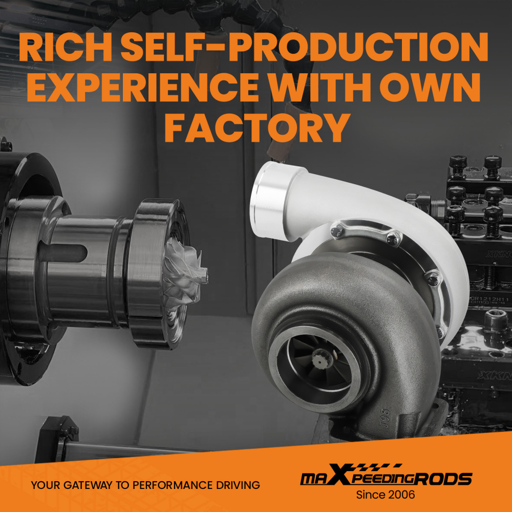 Gt45 T4 Turbine.66 A/r Com1.05 A/r V-band Twin Scroll Turbo Turbocharger New