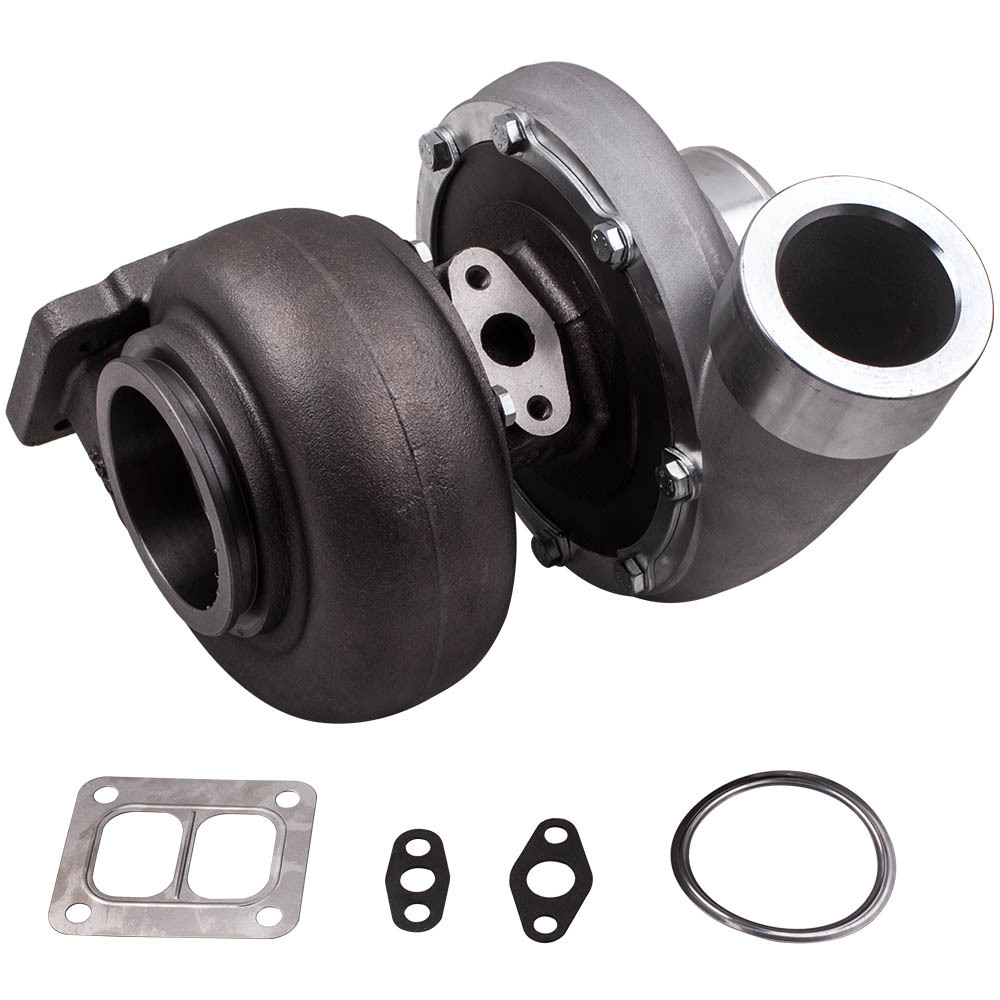 For GT45 anti-surge turbo V-band Turbocharger T4T4 TWIN-SCROLL Wet Float A/R .66 A/R 1.05 600+BHP