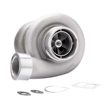 For GT45 anti-surge turbo V-band Turbocharger T4T4 TWIN-SCROLL Wet Float A/R .66 A/R 1.05 600+BHP