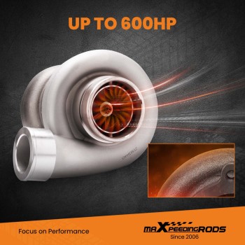 GT45 T4 V-Band 1.05 A/R 98mm Huge 600+HPs Boost Upgrade Racing Turbo charger