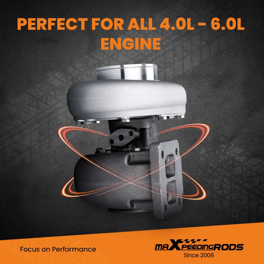 GT45 T4 V-Band 1.05 A/R 98mm Huge 600+HPs Boost Upgrade Racing Turbo charger