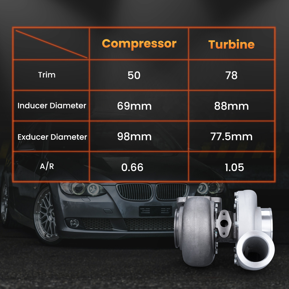 Kit linee olio turbocompressore universali per GT45 per tutti i motori 600+ BHP