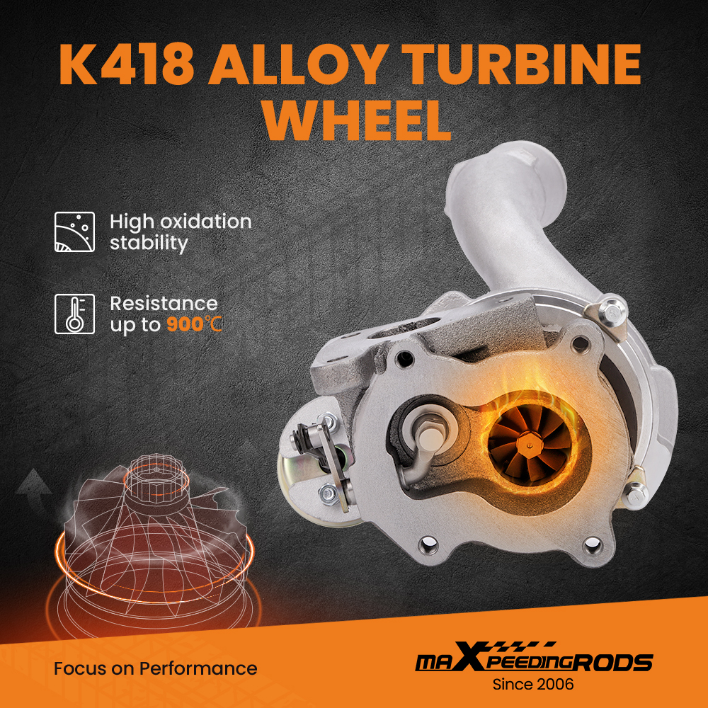 Turbocompresseur compatible pour Renault Scenic, Laguna, Megane, Kangoo 1.9L dCi F9Q