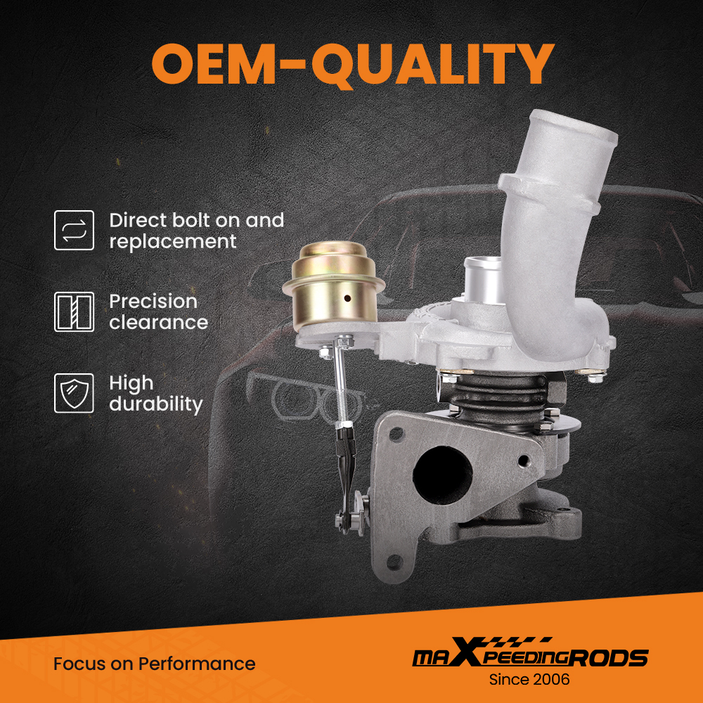 Turbocompresseur compatible pour Renault Scenic, Laguna, Megane, Kangoo 1.9L dCi F9Q