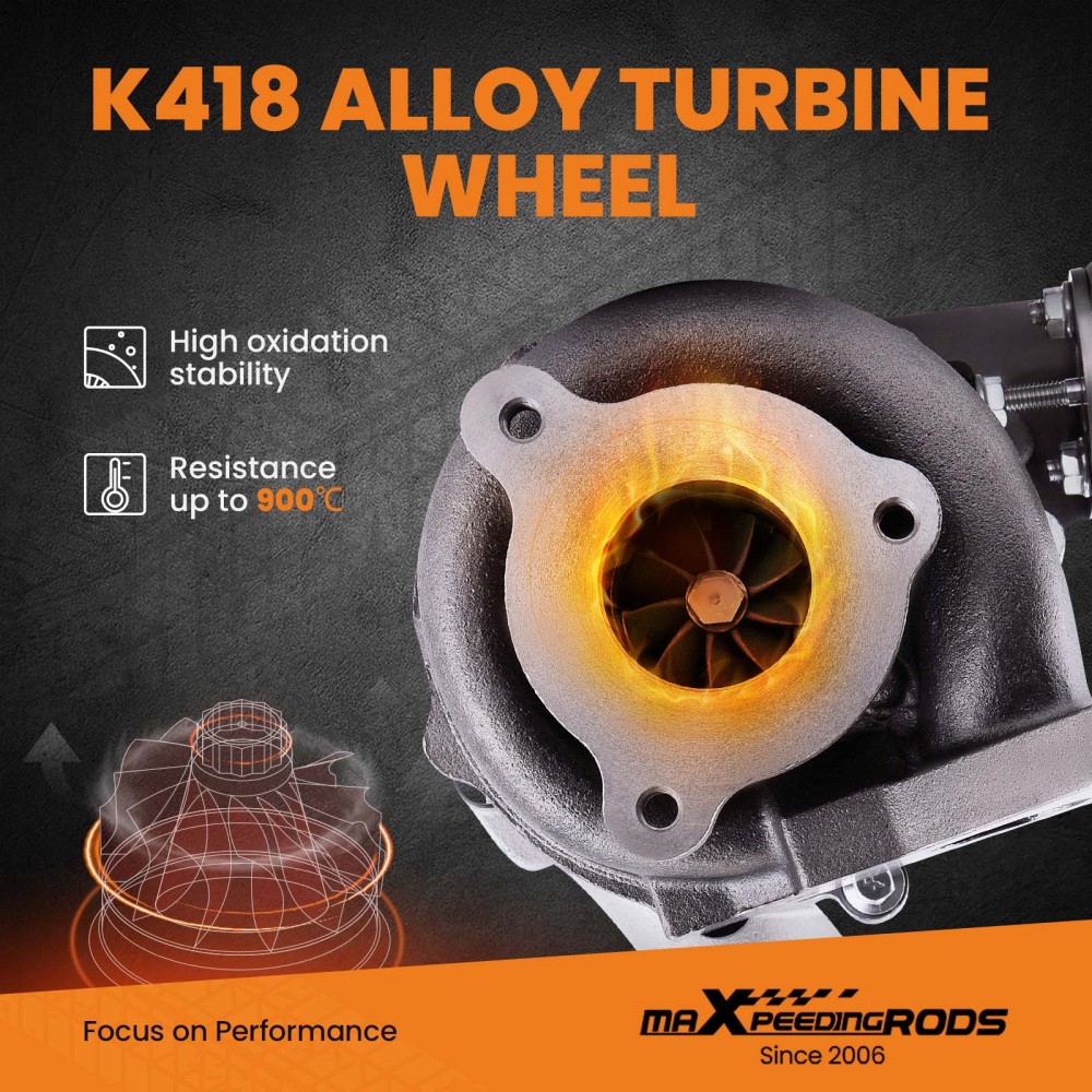 Turbocharger compatible for RENAULT Laguna II 1.9 dCi 8v F9Q 1.9L 118HP 2001-2005 for GT1749V