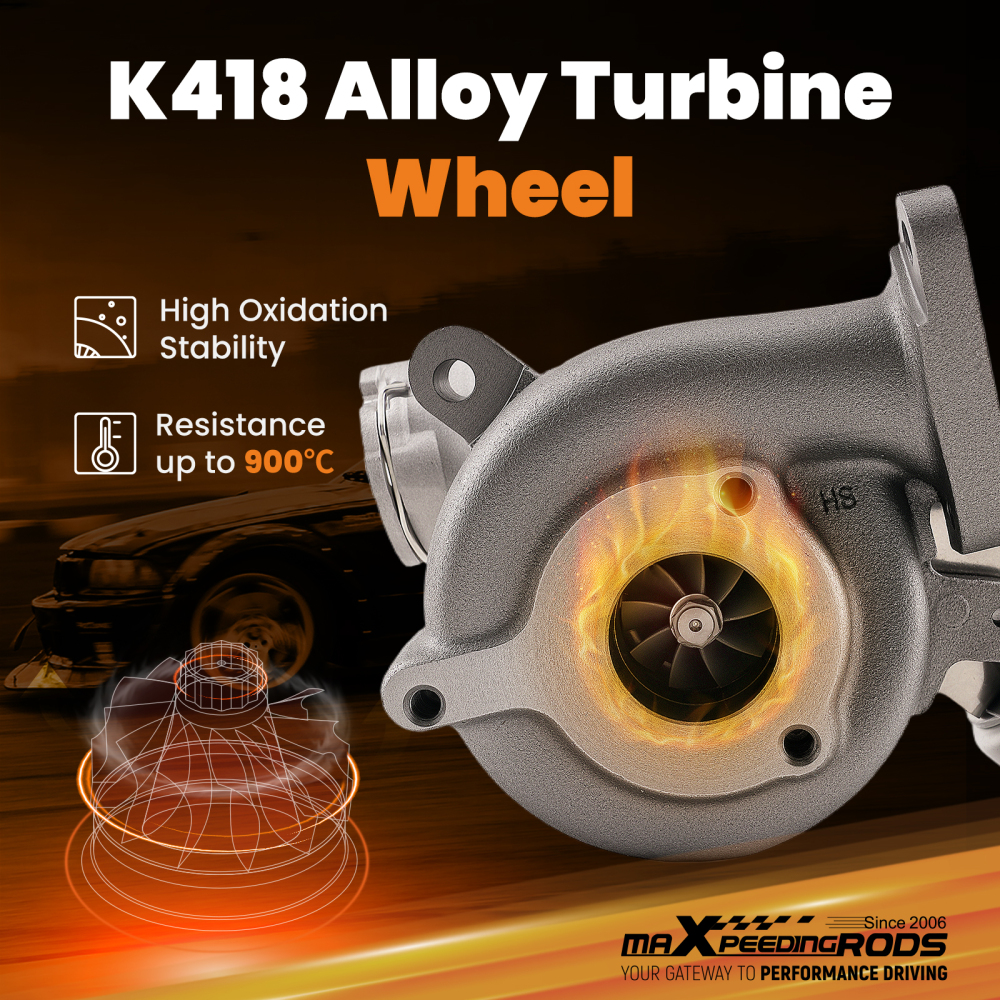 Turbo Turbocharger compatible for Vw Volksvagen Passat 1.9 TDI 130HP 96KW AWX AFV 717858
