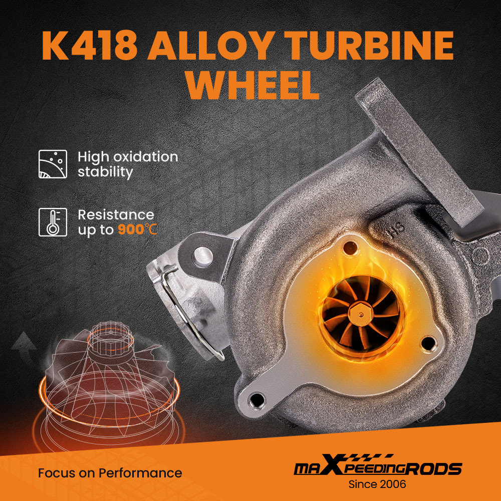 Turbo Turbocharger compatible for Audi A3 8p A4 A6 compatible for Skoda Superb compatible for VW Passat 1.9D 2.0D AVF AWX TDI