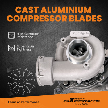 Turbo Turbocharger compatible for Audi A3 8p A4 A6 compatible for Skoda Superb compatible for VW Passat 1.9D 2.0D AVF AWX TDI