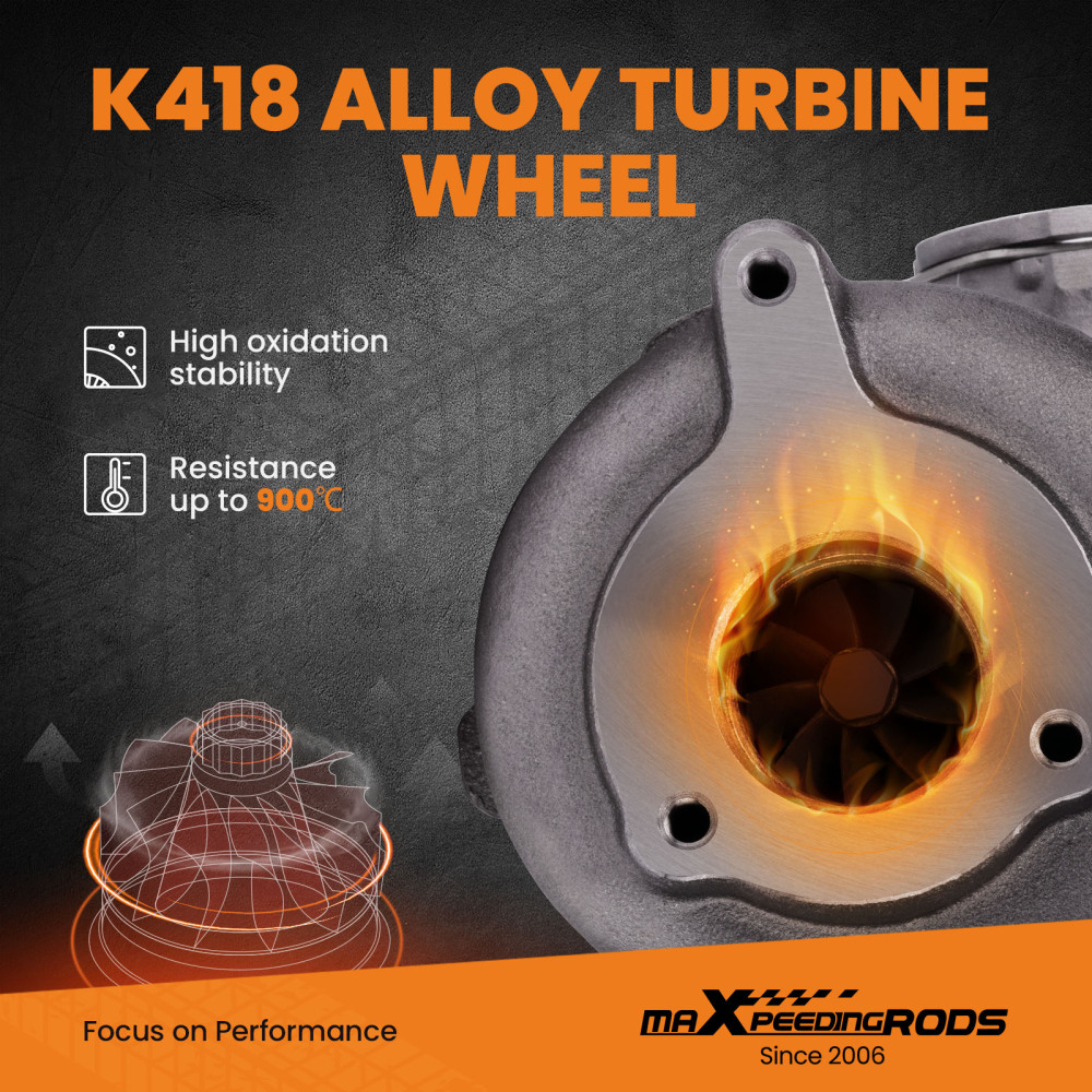 Turbocharger 758219 compatible for Audi A4 B7 A6 C6 compatible for VW Passat B6 2.0TDI 140HP BRE BRF BVG