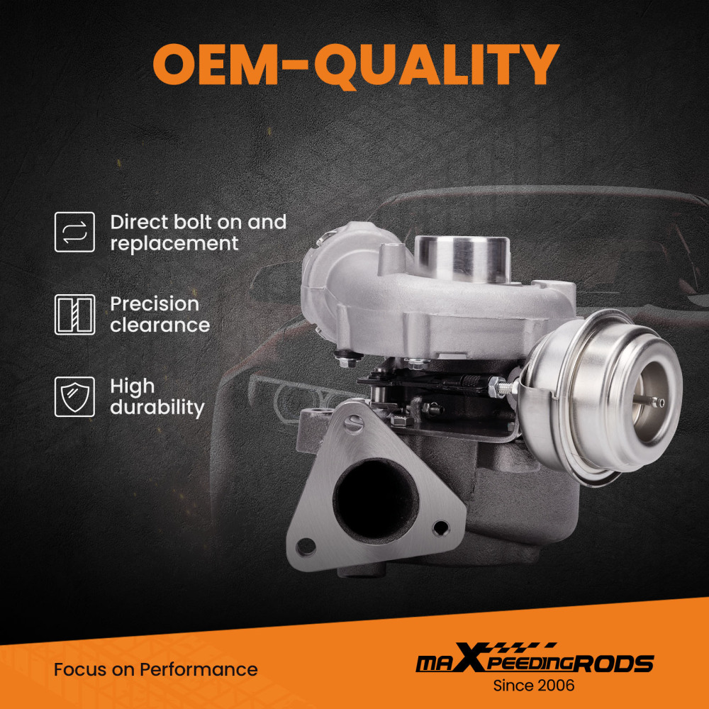 Turbocharger 758219 compatible for Audi A4 B7 A6 C6 compatible for VW Passat B6 2.0TDI 140HP BRE BRF BVG