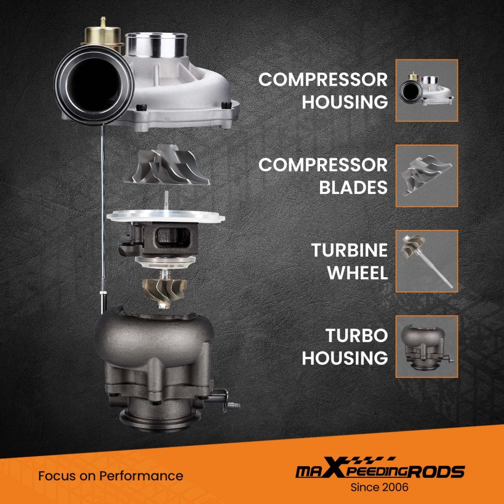 Compatible for Ford F250 F350 F450 F550 compatible for Super duty diesel 7.3L Turbo GTP38 Turbocharger