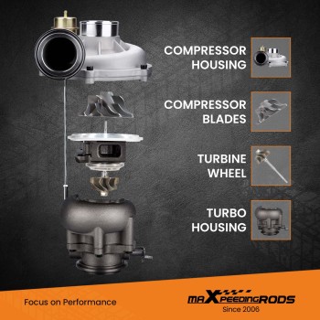 New Turbo Turbocharger compatible for Ford Excursion compatible for F-250 F-350 Super Duty PowerstrokeDiesel 7.3L 