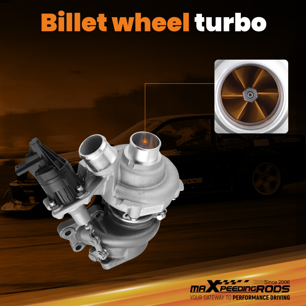 Billet Right Side Turbo compatible for Ford F-150 3.5L V6 GAS 2018-2020 Turbocharger