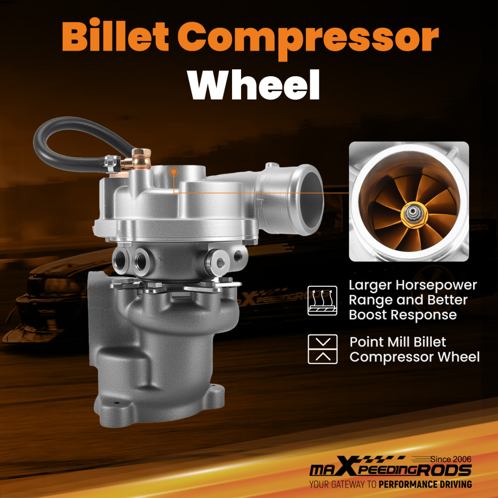 UpgradeTurbocharger compatible for VW Passat 1.8T AEB/ANB/APU/AWT 53039880005 billet compressor wheel