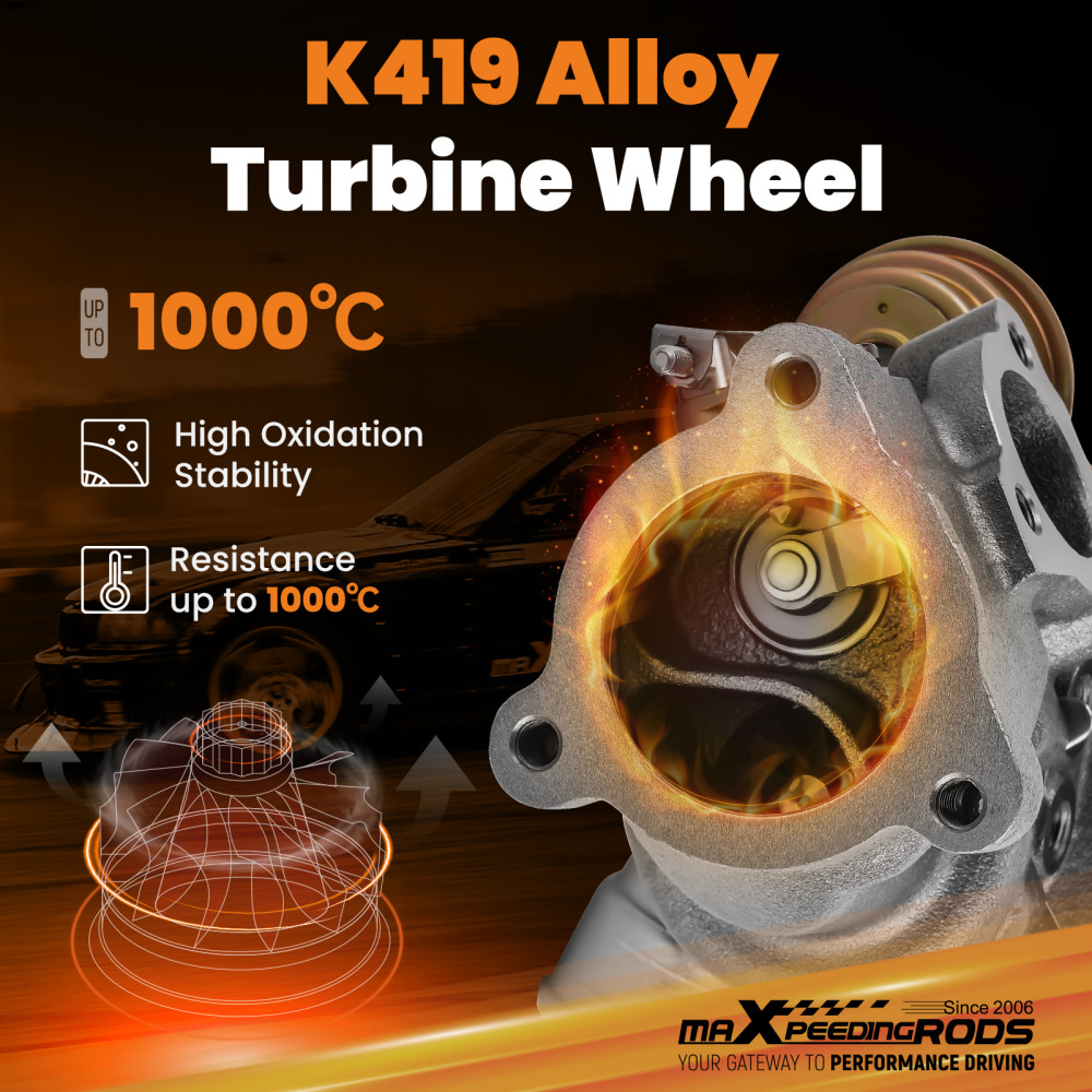 Billet K03 K03STurbocompresseur compatible pour AUDI a4 b5 b6 8e 53039880005 058145703L