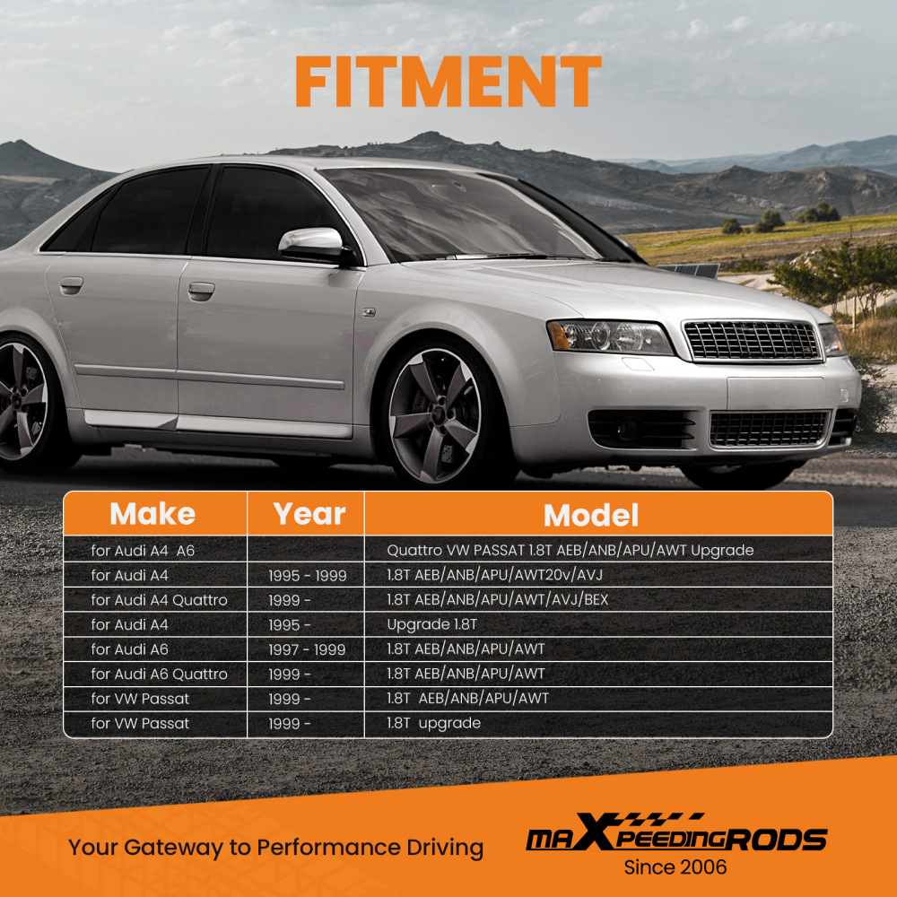 Upgrade K04 015 Turbo compatible for VW Passat 1.8T compatible for Audi A4 A6 Quattro Turbocharger