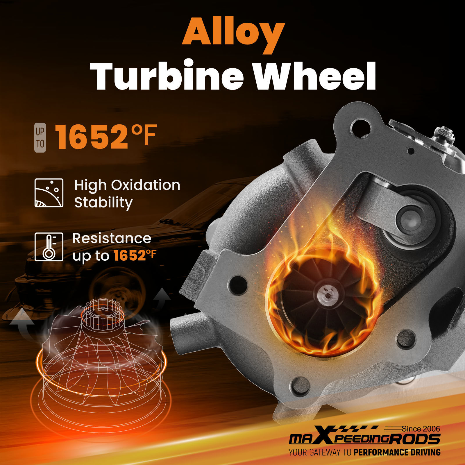 Compatible for Mazda Cx7 Turbo Mazdaspeed 3 2.3L MZR DISI K0422