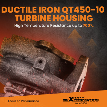 Turbocharger Compatible for Mazda 3 6 CX-7 2.3L 2005-10 MPS MZR DISI Turbocharger K0422 882 Turbo 