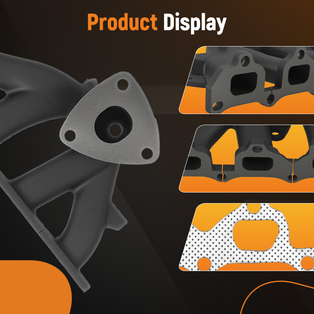 Exhaust Manifold compatible for Chevrolet Equinox/GMC Terrain L4 2.4L 2015-2017 Cast Iron