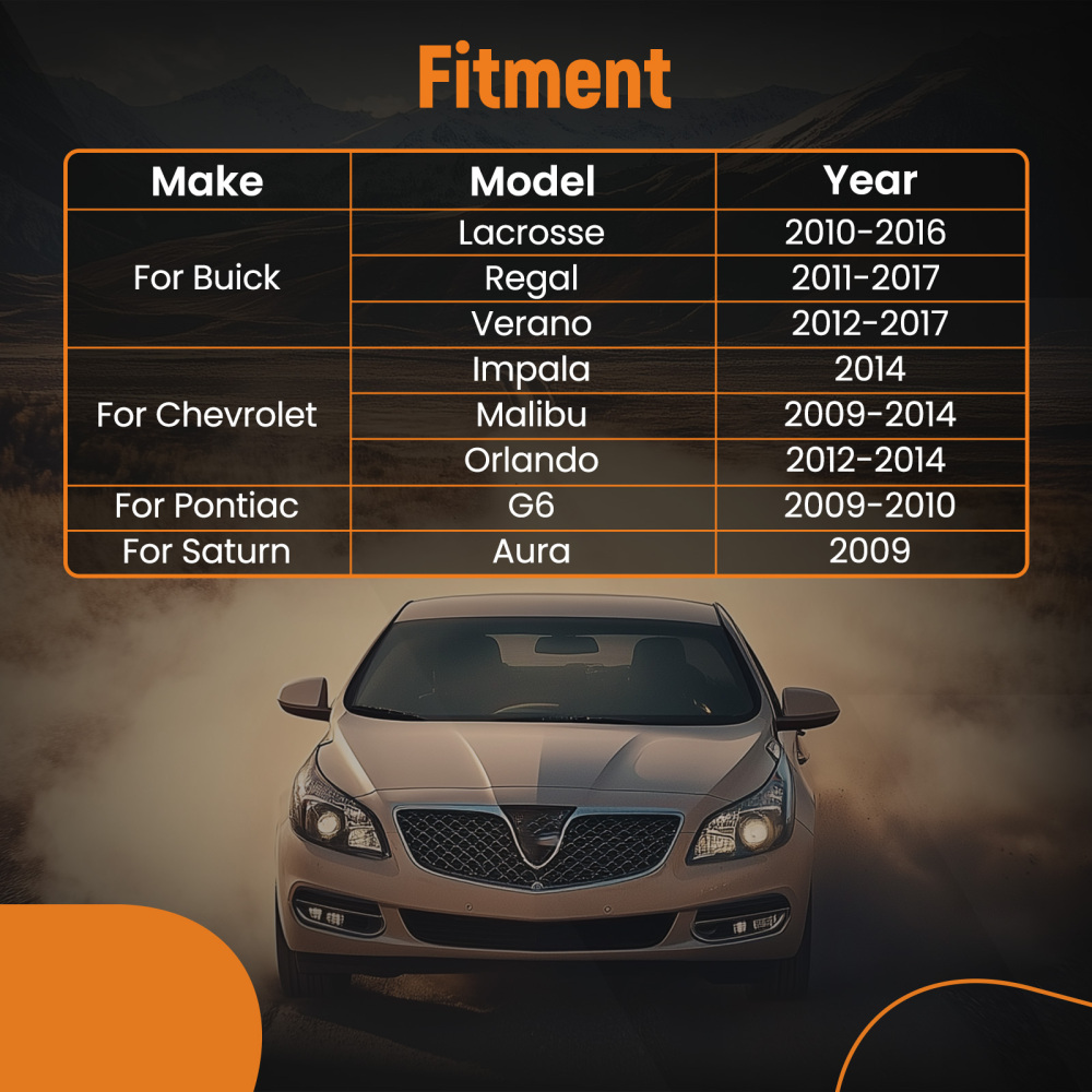 Exhaust Manifold compatible for Chevrolet Malibu Impala 2009-2014 674-937 w/Hardware