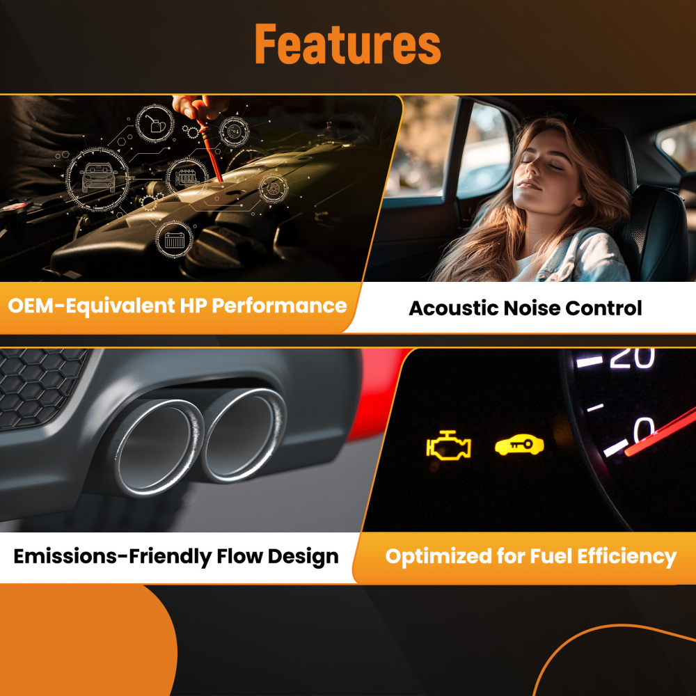 Cast Iron Exhaust Manifold compatible for Chevrolet Captiva Sport 2.4L 2010-2012 W/Gaskets