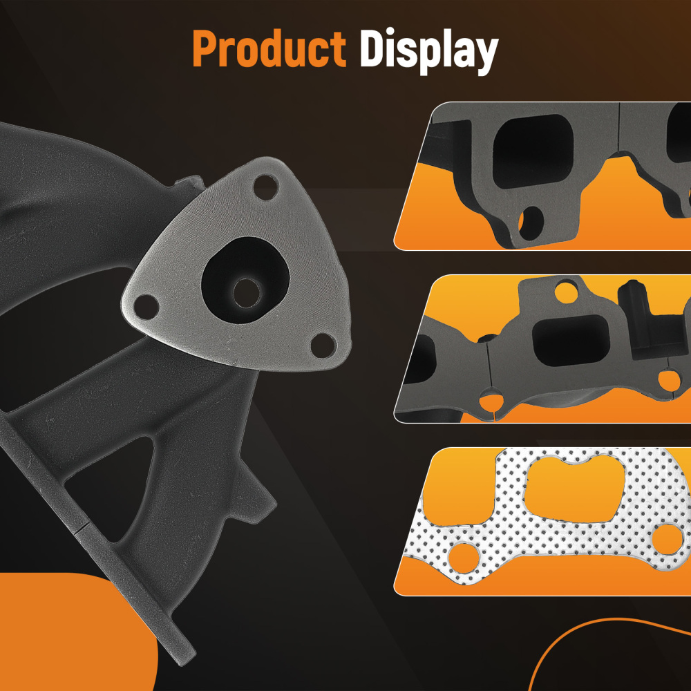 Cast Iron Exhaust Manifold compatible for Chevrolet Captiva Sport 2.4L 2010-2012 W/Gaskets