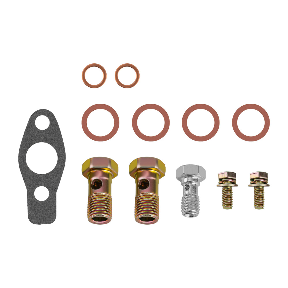 TURBO OIL WATER LINE KITSFOR compatible for MITSUBISHI SUBARU IMPREZA EJ20 EJ25 TD05H TD06H